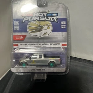 Greenlight Hot Pursuit 2017Ford F-150 Green Machine Chase Rare , Indiana P - Picture 1 of 6