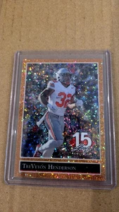 2025 Leaf NSCC 15th Anniversary 1992 Retro TREVEYON HENDERSON Gold Sparkles 1/1 - Picture 1 of 3