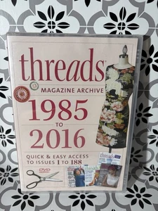 THREADS MAGAZINE ARCHIVE 1985-2018  DVD - Picture 1 of 2