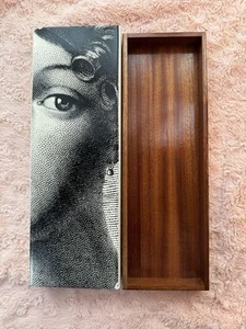 Fornasetti Holz Zubehör Box Vintage Deko Aufbewahrungskoffer aus Japan - Bild 1 von 7