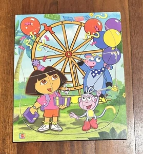 2003 Mattel DORA THE EXPLORER Puxxle Wood & Paper Ferris Wheel Balloons Candy - Picture 1 of 8