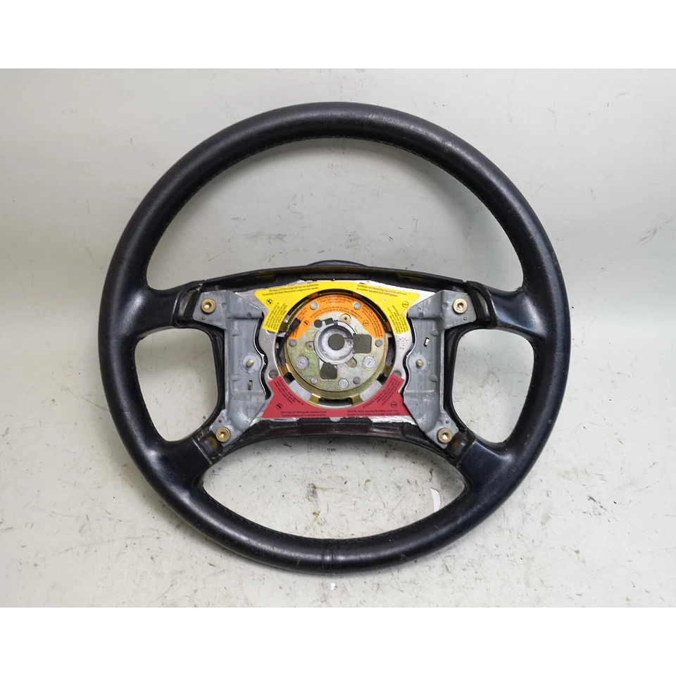 1987-1990 BMW E34 5-Series E24 E32 Factory Leather Steering Wheel OEM - Imagem 1 de 4