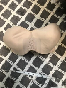 Wacoal 85414 Bodysuede Convertible Strapless NWT Nude  34dd - Picture 1 of 7