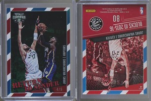 2016-17 Panini Totally Certified Return to Sender Green /5 Jonas Valanciunas #4