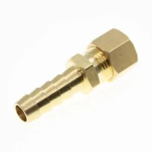 Copper Fitting Tube Brass coupling 5/16" OD to 3/8" Union Compression Fitting - Picture 1 of 4