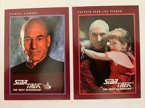 1991 Star Trek The Next Generation 1st ROOKIEs Jean-Luc Picard Patrick Stewart  - Picture 1 of 6