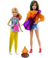 barbie camping fun skipper doll and tent playset
