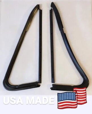 NEW 1973 - 1980 Vent Window Rubber Weatherstrip Seal Pair Set GMC Chevy truck - Image 1 of 4