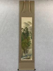 Hanging Scroll Ito Sekka Painted Landscape,Box - Picture 1 of 10