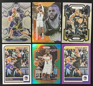 6 Card NBA Lot Chris Paul Golden State Warriors & Suns Prizm , Parallel and More - Picture 1 of 6