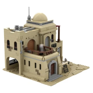 Tatooine Mos Eisley Villa Minifig Scale Building Toys Set 1207 Pieces MOC - Picture 1 of 3