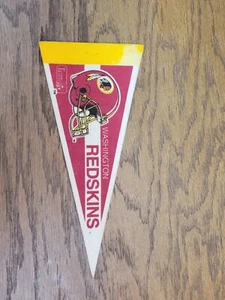 Former Washington Redskins Vintage 80s Pennant NFL Football History Collectible - Picture 1 of 3