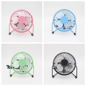 Mini USB Table Desk Fan Table Air Cooling Fan 4-6 Inch Fan Portable Cooler - Picture 1 of 17