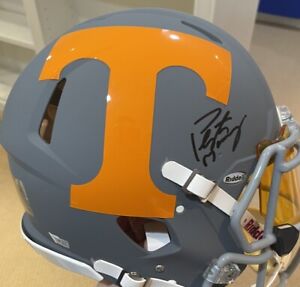 Peyton Manning Tennessee Volunteers Signed AMP Authentic Helmet W Clr Org Visor