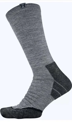 UNDER ARMOUR UA Hitch All Season Cushioned Boot Socks NEW Mens Sz 7-8.5 - Image 1 of 4