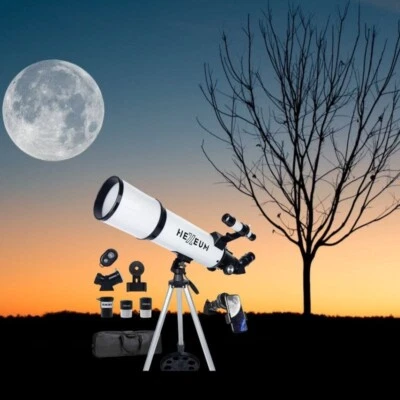 Telescopio para Principiantes-Ninos Telescopios Refractor Astronomico 80 mm - Image 1 of 4