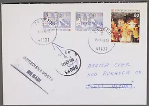 Mayfairstamps Croatia 1993 Zagreb to Tyros commercial Cover aar_17917 - Imagen 1 de 2
