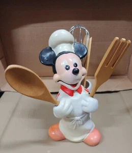 Vintage Disney 1986 Chef Mickey Mouse Kitchenware Set By HOAN LTD. - Picture 1 of 24