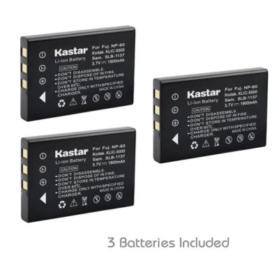 Batería FNP-60 para Kodak EasyShare One Series, One Zoom, P712, P850, P880 Foto 1 de 4