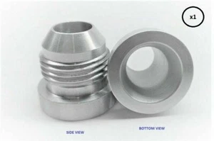 AN8 High Flow Male Aluminium Alloy Weld On Bung Fitting -8 AN-8 - Picture 1 of 1