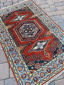 Brand New Handmade Turkish Oushak Colorful Geometric Accent Rug, Full Pile, 4x6 - Picture 1 of 24