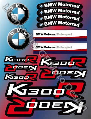 Calcomanía laminada BMW K1300 R moto moto 22 pegatinas premium K1300R Foto 1 de 2