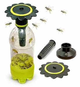 Gadjit Sodaflasche Wespenfalle Kits verwendet gezuckertes Wasser oder Soda für Köder 2 Stück 26215 - Bild 1 von 2