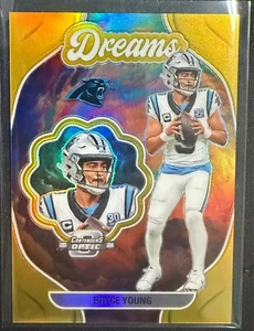 2024 Optic Contenders Bryce Young Gold Dreams Case Hit SSP 04/10 Panthers - Picture 1 of 2