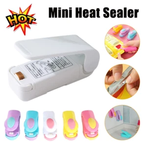 Mini Handheld Plastic Food Sealing Machine Bag Sealer Tool Portable Heat Packing - Picture 1 of 23