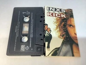 INXS Audio Cassette Tape KICK 1987 Atlantic Records Canada A4-81796 Lyrics inclu - Picture 1 of 6
