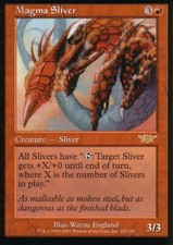 Magma Sliver | EX/PL | Legions | Magic MTG
