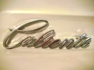 MERCURY COMET CYCLONE CALIENTE 6" EMBLEM 1964 OEM - "C4GB 16098 E" METAL 3 PIN - Foto 1 di 24