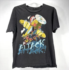 Attack Attack! Band Unisex Black Short Sleeve T Shirt Size S or M No Tags Y2K - Picture 1 of 8