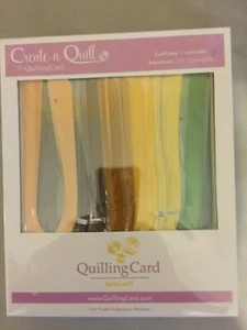 Anna Griffin CreateAQuill DIY Quilling Card Kit Sunflower & Lavender AG-725H-SL - Picture 1 of 2