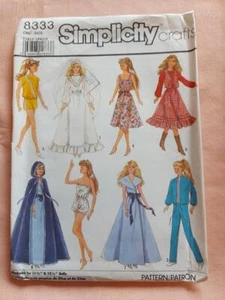 Armario Simplicity 8333 adecuado para muñecas Barbie - Imagen 1 de 2