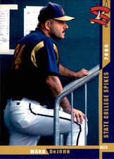 2006 State College Spikes Grandstand #5 Mark DeJohn Manager Baseball Card