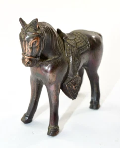 Vintage 1950's Cast Pot Metal Western Cowboy Carnival Horse #1 - Picture 1 of 7