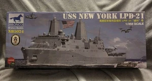 Bronco Models 1/350 U.S.S. New York LPD-21 Amphibious Transport Dock - Picture 1 of 24