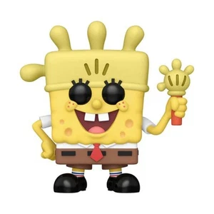 Spongebob Squarepants 25th Anniversary Pop! Vinile Figura Sb W/ Glove Light 9 Cm - Imagen 1 de 2