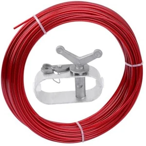 Kit de cabrestante y cable para cubierta de piscina de 100 pies trinquetes de alambre para piscina de invierno - Imagen 1 de 5