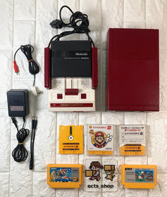 [Mario Lost Levels] Nintendo Famicom Disk System + FC Console Tested & Working