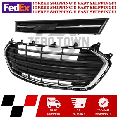For Chevrolet Trax 2017 2018 2019 2020 2021 Front Upper & Lower Grille ABS Grill Foto 1 de 4