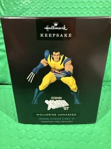 HALLMARK 2024 NYCC COMIC CON MARVEL XMEN '97 WOLVERINE UNMASKED - ORNAMENT - Picture 1 of 4