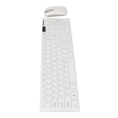 Wireless Keyboard Mouse Combo 2.4G Ultra Thin 1600dpi 78 Keys​ For Home Offi Kit - Image 1 of 4