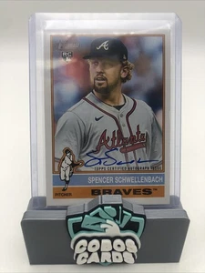 2025 Topps Heritage Spencer Schwellenbach Rookie Autogramm - Bild 1 von 2