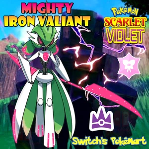 Mighty Iron Valiant 7 Star Tera Raid Event Iron Valiant The Unrivaled - Picture 1 of 7