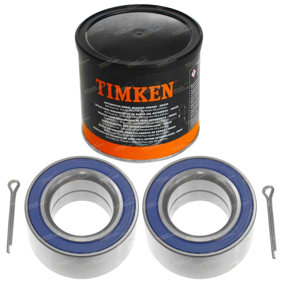 2 x Rear Wheel Bearings + Grease for Falcon AU IRS Sedan Fairlane Fairmont 98~03 - image 1 of 1