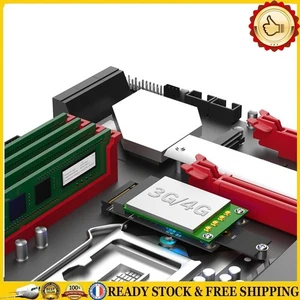 M.2 Key To Mini PCIe NVME Adapter Card with Card Slot for 2242/60/80/110 M.2 SSD - Afbeelding 1 van 12