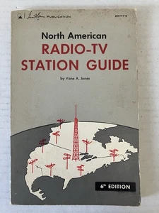 North American Radio-TV Station Guide by Vane A. Jones 1970 Paperback - Picture 1 of 9