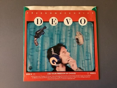 Devo - Freedom of Choice / Snowball 45 - 1980 - EX - Play Tested - Image 1 of 4